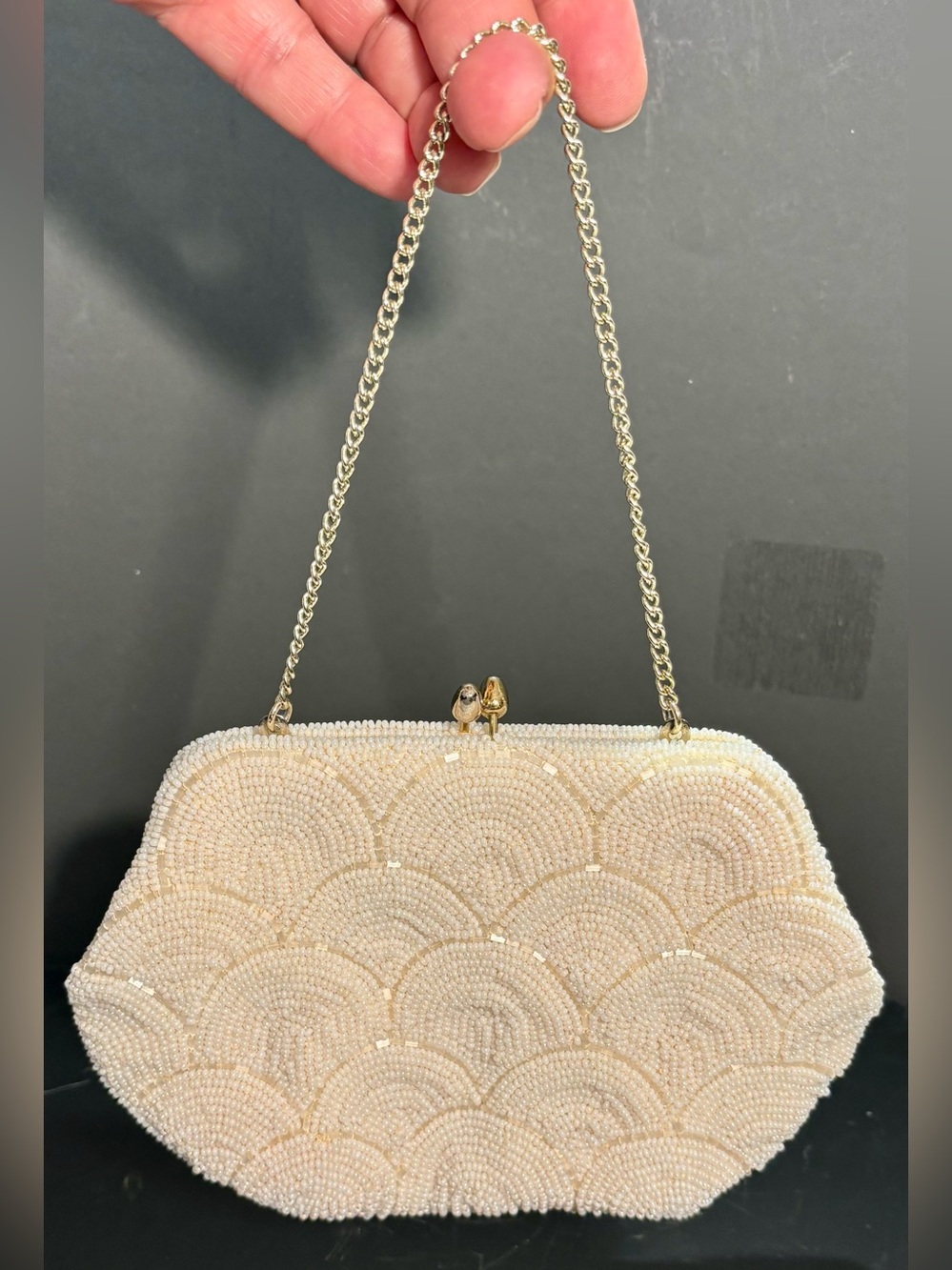 Vintage Bon Soir Clutch/Evening Bag